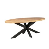 Starfurn - Eettafel Dakota - Bruin - 90x180x76 cm