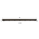 Hoyz Collection - Plafondlamp Bar - Bruin - 8x195x9 cm