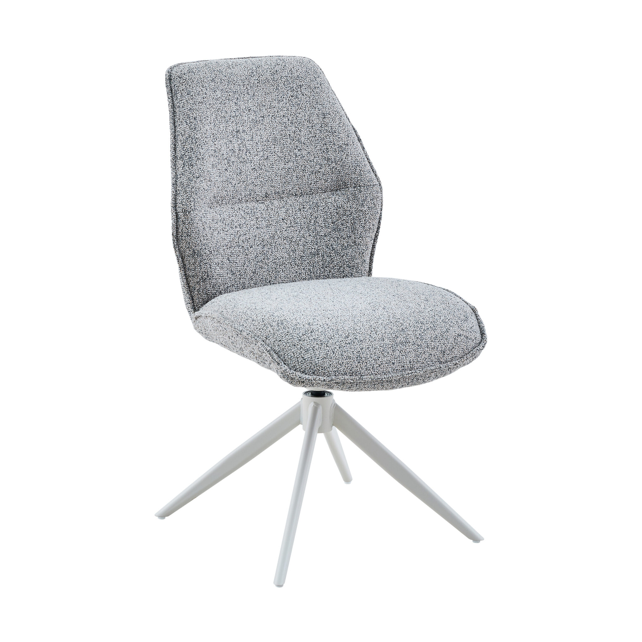 Starfurn - Eetkamerstoel Hera - Grijs - 63x63x83 cm - Set van 2