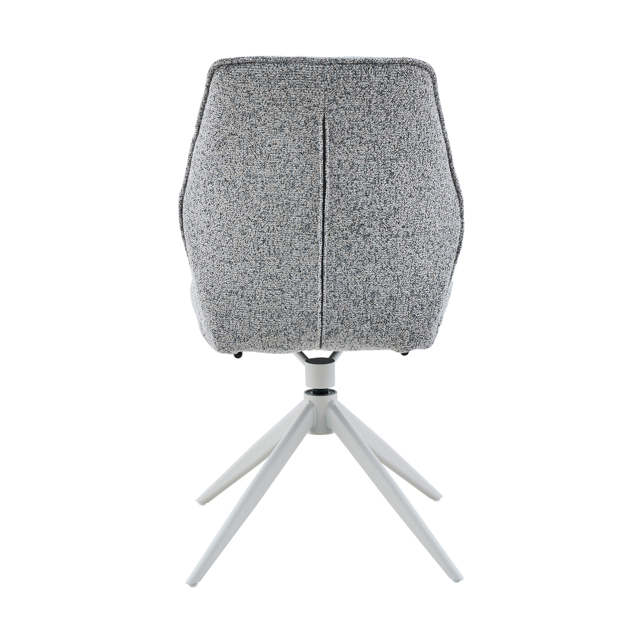 Starfurn - Eetkamerstoel Hera - Grijs - 63x63x83 cm - Set van 2