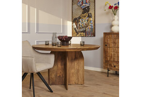 Starfurn - Eettafel Tense - Bruin - 130x130x76 cm