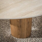 Hoyz Collection - Salontafel Ceramo Aperto - Bruin - 80x102x35 cm