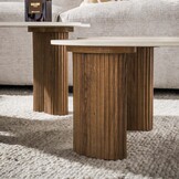 Hoyz Collection - Salontafel Ceramo Aperto - Bruin - 80x102x35 cm