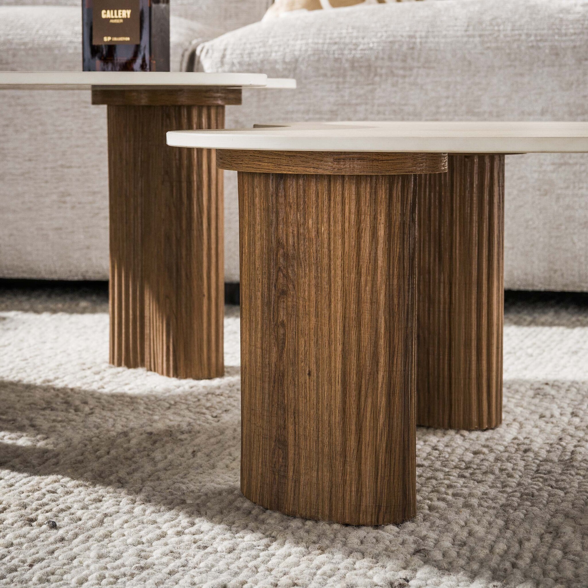 Hoyz Collection - Salontafel Ceramo Aperto - Bruin - 80x102x35 cm