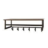Hoyz Collection - Kapstok Bruno - Bruin - 30x80x28 cm