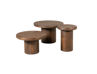 Starfurn - Salontafel Maya - Bruin - 70x70x45 cm