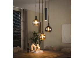 Hoyz Collection - Hanglamp Sfera - Zwart - 50x50x150 cm