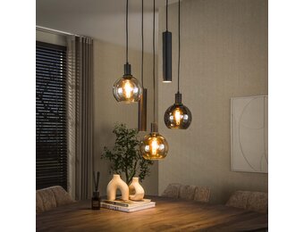 Hoyz Collection - Hanglamp Sfera - Zwart - 50x50x150 cm