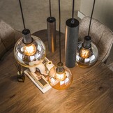 Hoyz Collection - Hanglamp Sfera - Zwart - 50x50x150 cm