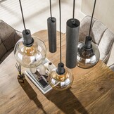 Hoyz Collection - Hanglamp Sfera - Zwart - 50x50x150 cm