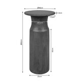 Starfurn - Bijzettafel Mason - Bruin - 40x40x60 cm