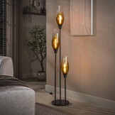 Hoyz Collection - Vloerlamp Cocoon - Bruin - 35x35x168 cm