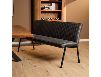 Starfurn - Eetkamerbank Tivoli - Grijs - 56x185x88 cm