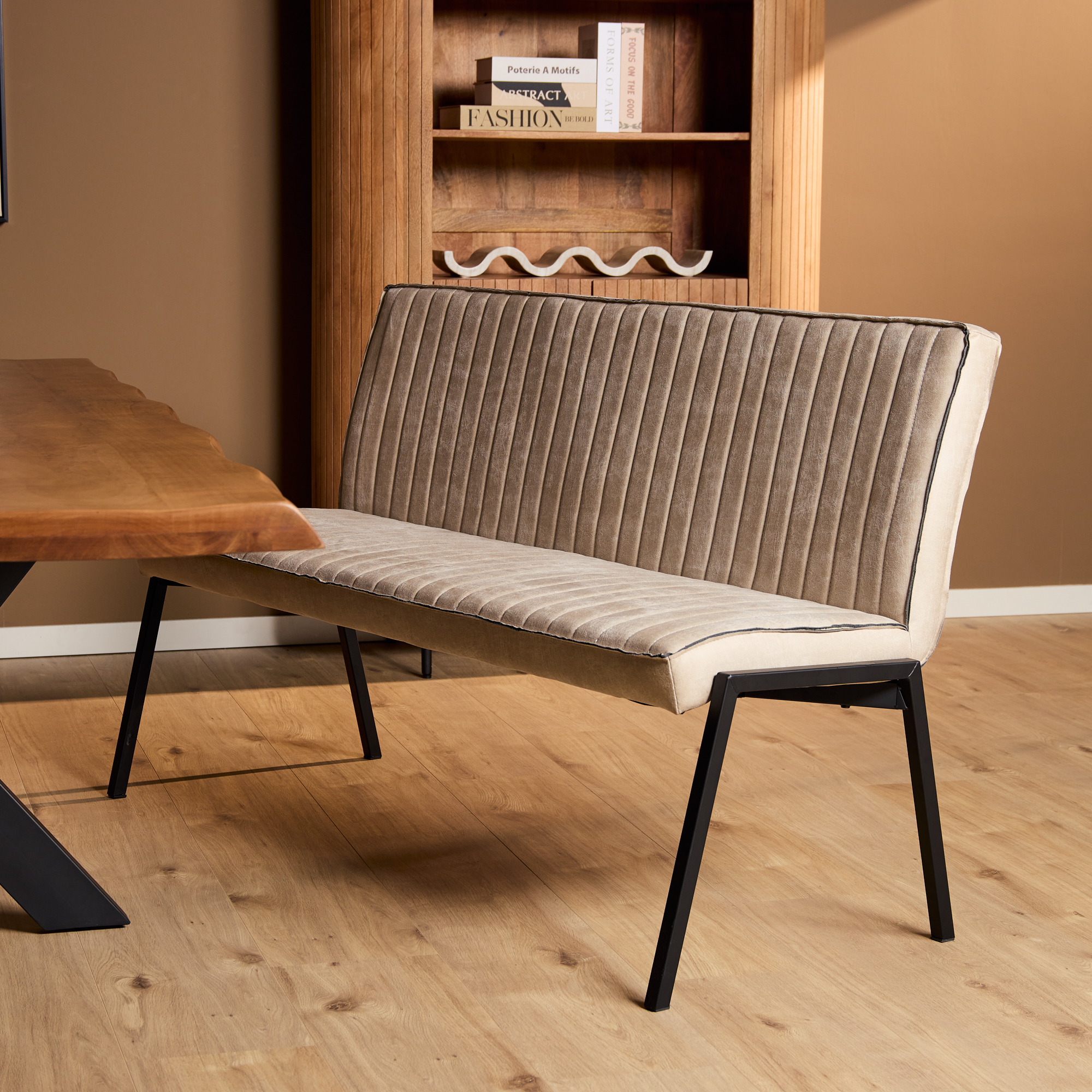 Starfurn - Eetkamerbank Tivoli - Beige - 56x155x88 cm