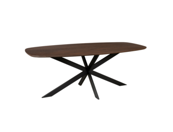 Starfurn - Eettafel Ferris - Bruin - 120x280x76 cm