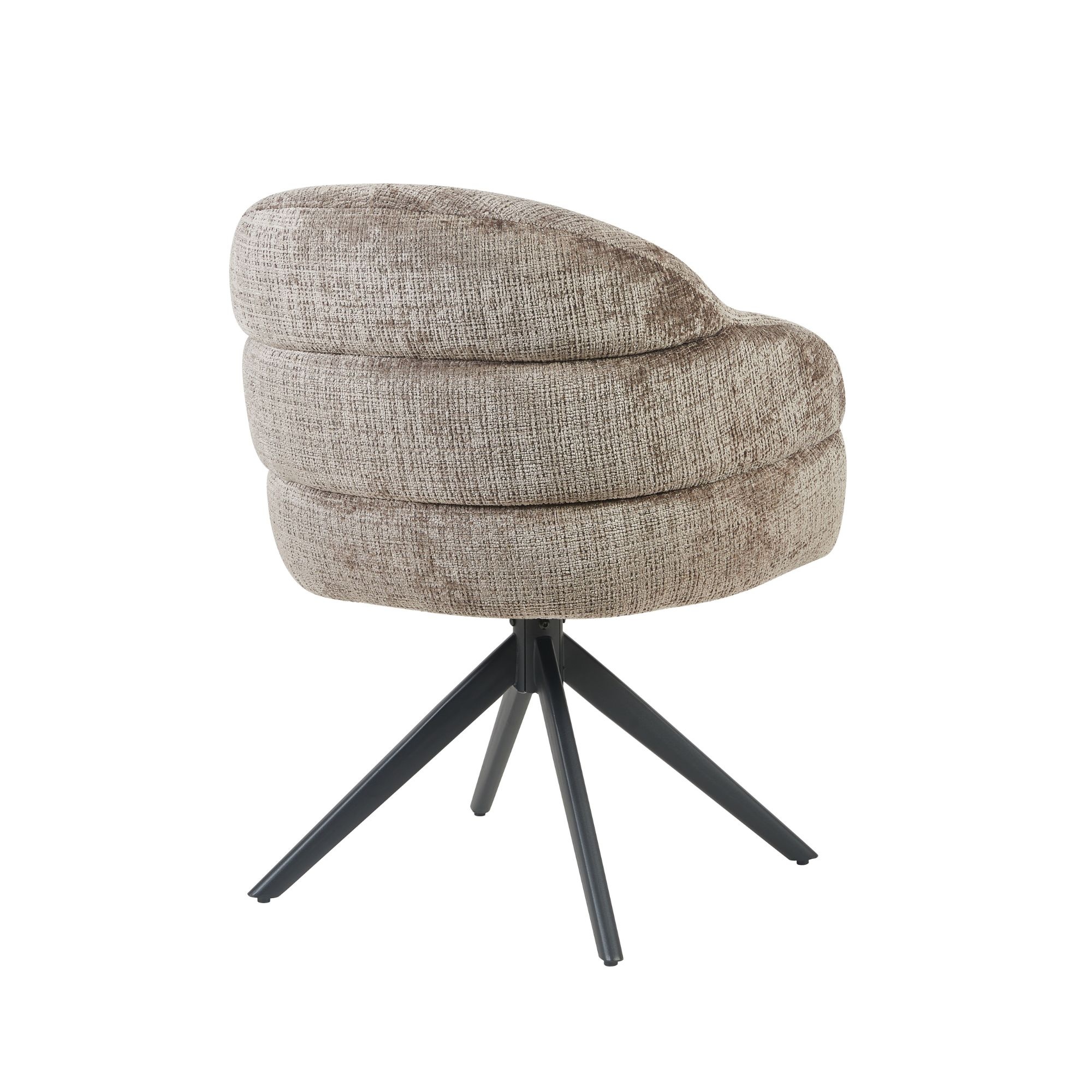 Starfurn - Eetkamerstoel  - Zwart - 65x64x83 cm