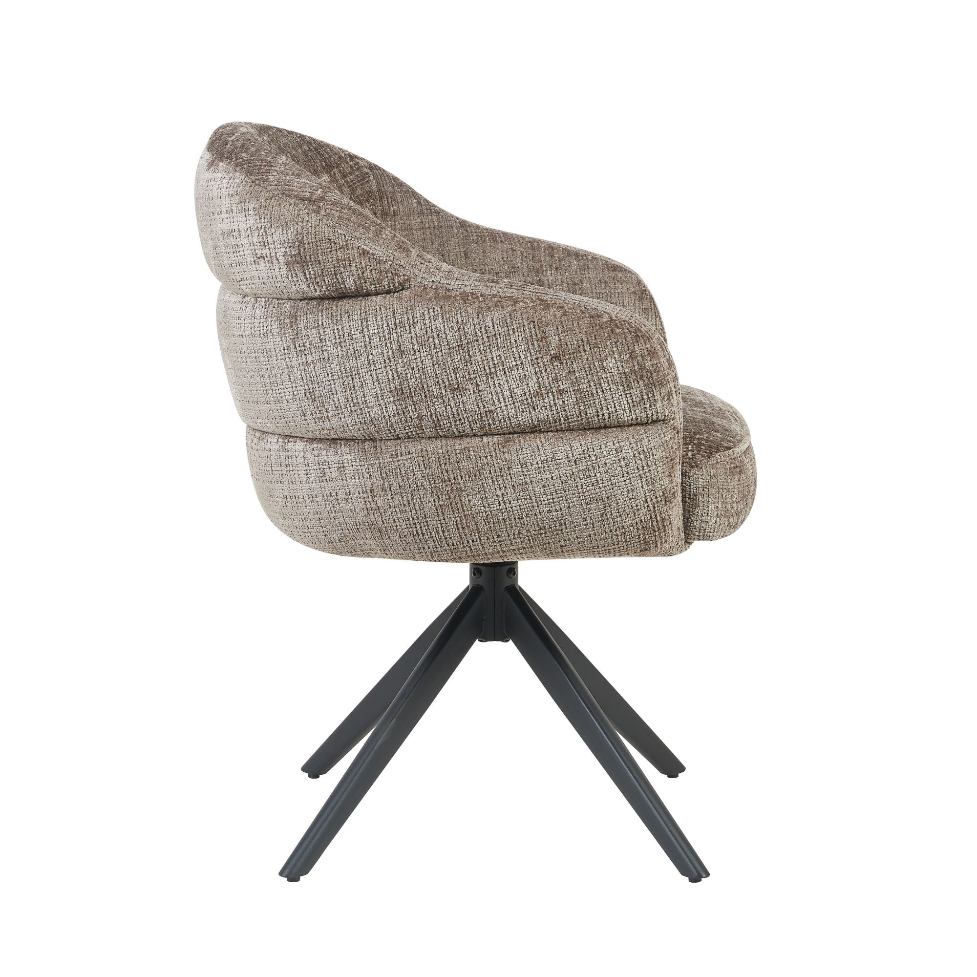 Starfurn - Eetkamerstoel  - Zwart - 65x64x83 cm