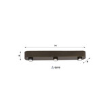 Hoyz Collection - Plafondlamp Bar - Bruin - 8x75x9 cm