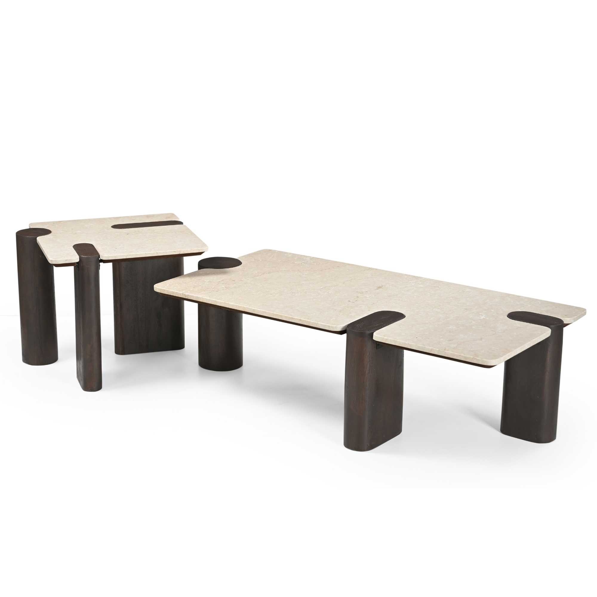 Starfurn - Salontafel Mae - Bruin - 60x128x36 cm