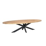 Starfurn - Eettafel Dakota - Bruin - 120x300x76 cm