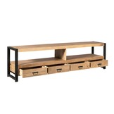 Starfurn - Tv meubel Britt - Bruin - 45x220x60 cm