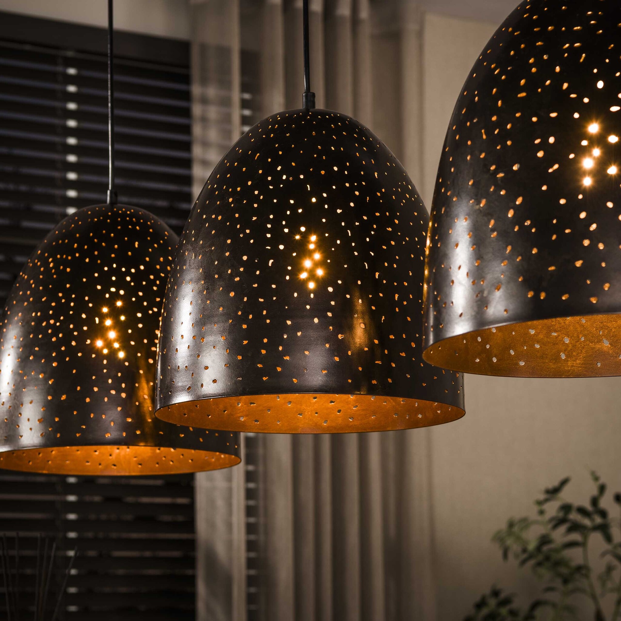 Hoyz Collection - Hanglamp Kosmos - Bruin - 30x120x150 cm