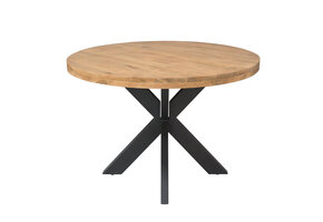 Starfurn - Eettafel Ron - Bruin - 130x130x76 cm