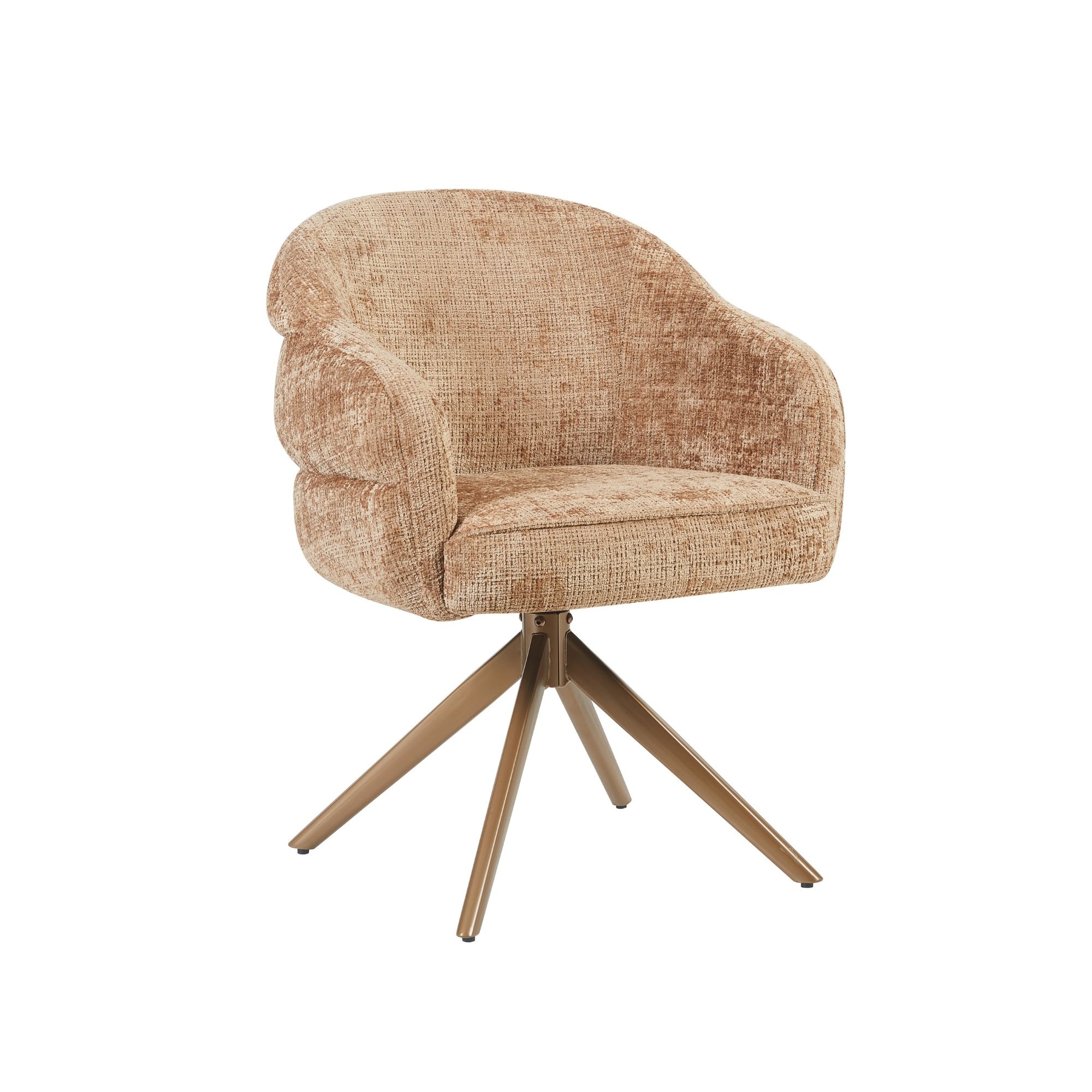 Starfurn - Eetkamerstoel Ron - Bruin - 64x65x83 cm