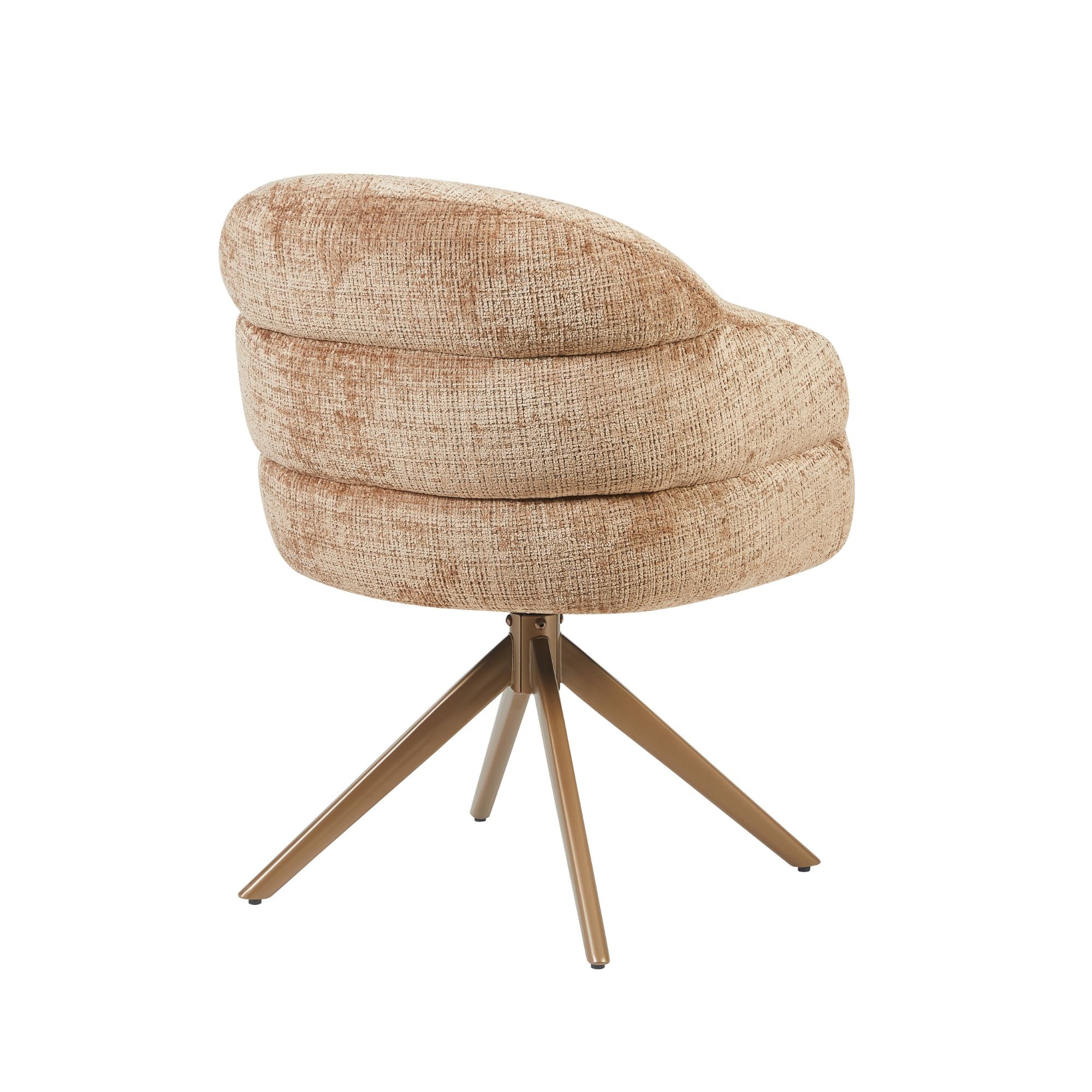 Starfurn - Eetkamerstoel Ron - Bruin - 64x65x83 cm