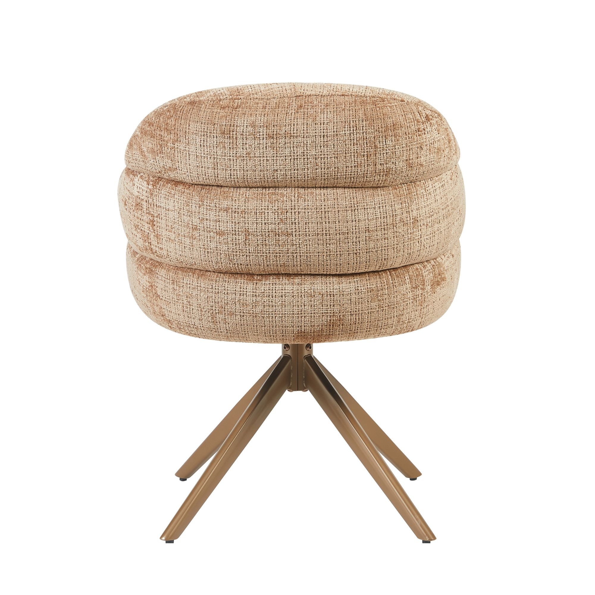 Starfurn - Eetkamerstoel Ron - Bruin - 64x65x83 cm