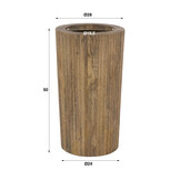 Hoyz Collection - Kapstok Wave - Beige - 28x28x50 cm