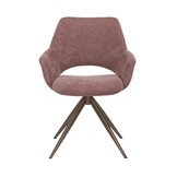 Starfurn - Eetkamerstoel Daisy - Paars - 60x61x82 cm