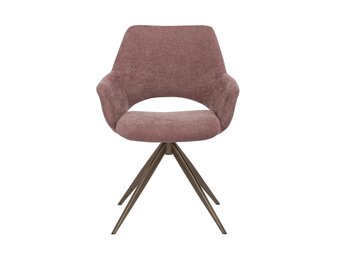 Starfurn - Eetkamerstoel Daisy - Paars - 60x61x82 cm - Set van 2