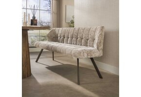 Hoyz Collection - Eetkamerbanken Raster - Beige - 58x180x81 cm