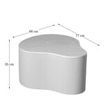 Starfurn - Salontafel Lovi - Bruin - 59x77x35 cm