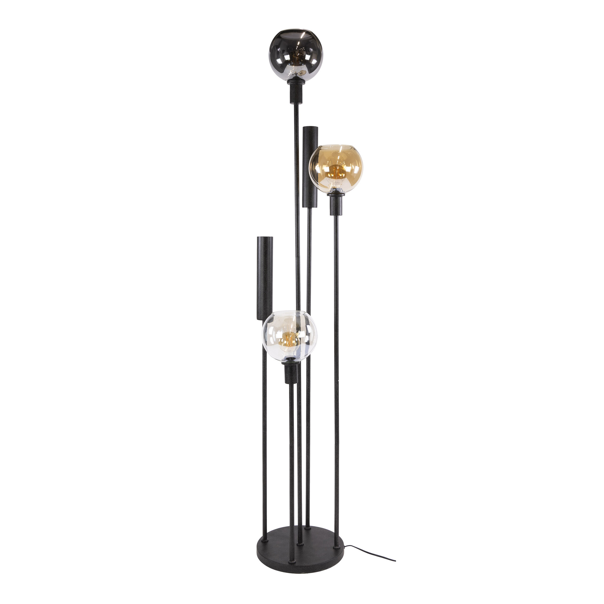 Hoyz Collection - Vloerlamp Sfera - Zwart - 38x38x175 cm