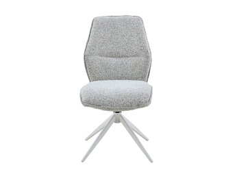 Starfurn - Eetkamerstoel Hera - Grijs - 63x63x83 cm - Set van 2