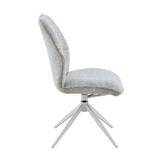 Starfurn - Eetkamerstoel Hera - Grijs - 63x63x83 cm - Set van 2