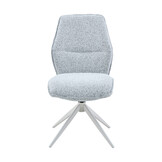 Starfurn - Eetkamerstoel Hera - Grijs - 63x63x83 cm - Set van 2