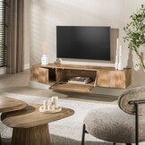 Hoyz Collection - Tv-meubel Hangend Ocean - Beige - 35x160x25 cm
