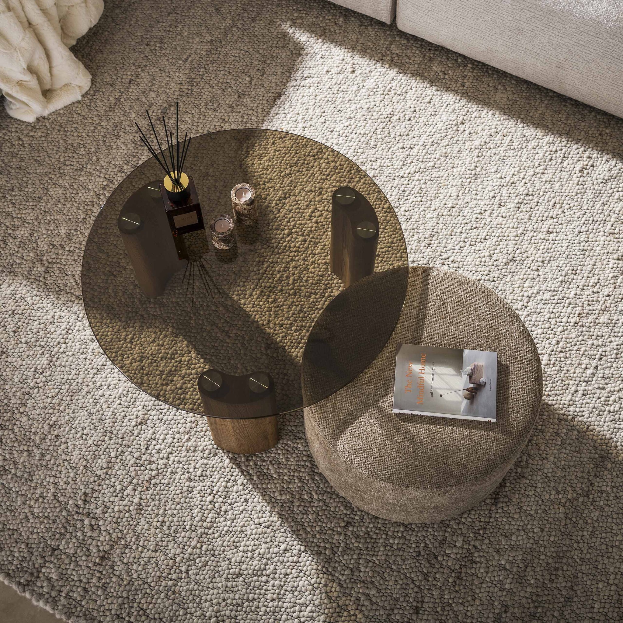 Hoyz Collection - Salontafel Tinto - Bruin - 80x80x40 cm