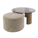 Hoyz Collection - Salontafel Tinto - Bruin - 80x80x40 cm