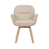 Starfurn - Eetkamerstoel Jesse - Bruin - 61x59x85 cm - Set van 2