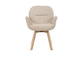 Starfurn - Eetkamerstoel Jesse - Bruin - 61x59x85 cm - Set van 2