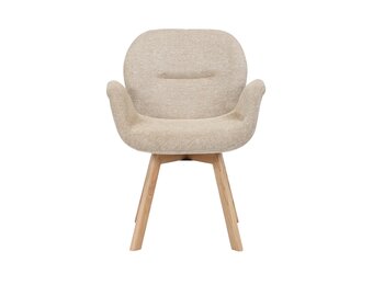 Starfurn - Eetkamerstoel Jesse - Bruin - 61x59x85 cm - Set van 2