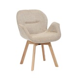 Starfurn - Eetkamerstoel Jesse - Bruin - 61x59x85 cm - Set van 2