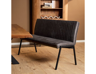 Starfurn - Eetkamerbank Tivoli - Grijs - 56x155x88 cm