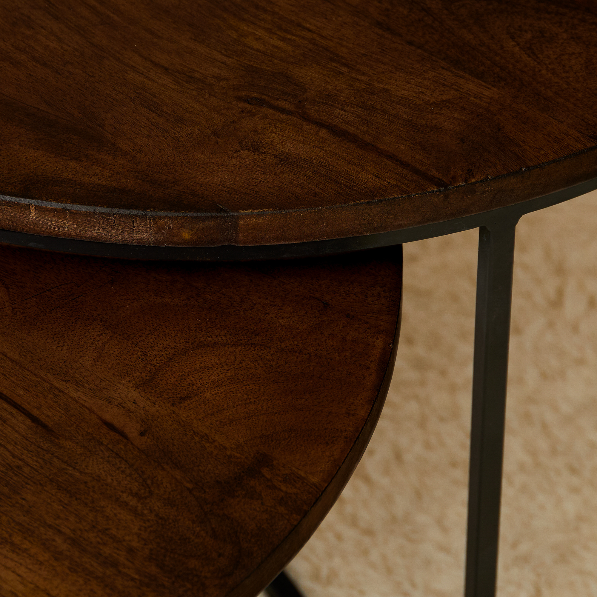 Starfurn - Salontafel Madison - Bruin - 70x70x45 cm