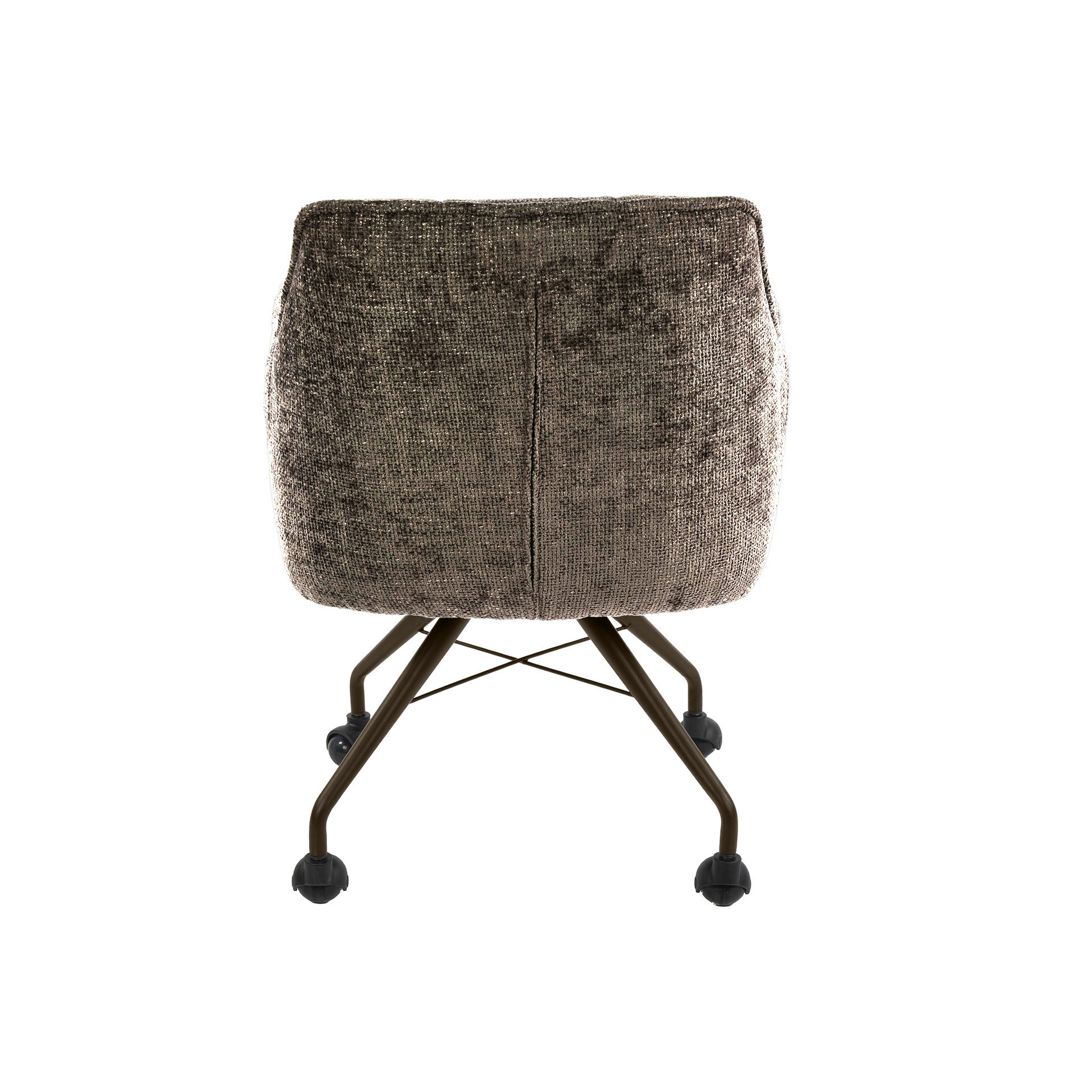 Hoyz Collection - Eetkamerstoel Raster - Taupe - 67x62x82 cm - Set van 2