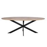 Starfurn - Eettafel Ferris - Bruin - 120x280x76 cm